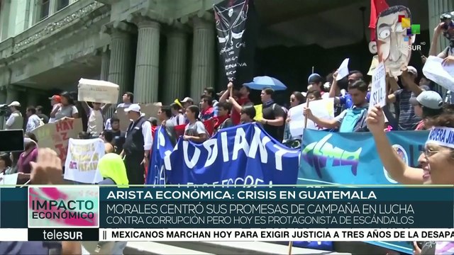 Guatemala: Jimmy Morales, entre corrupción y promesas incumplidas