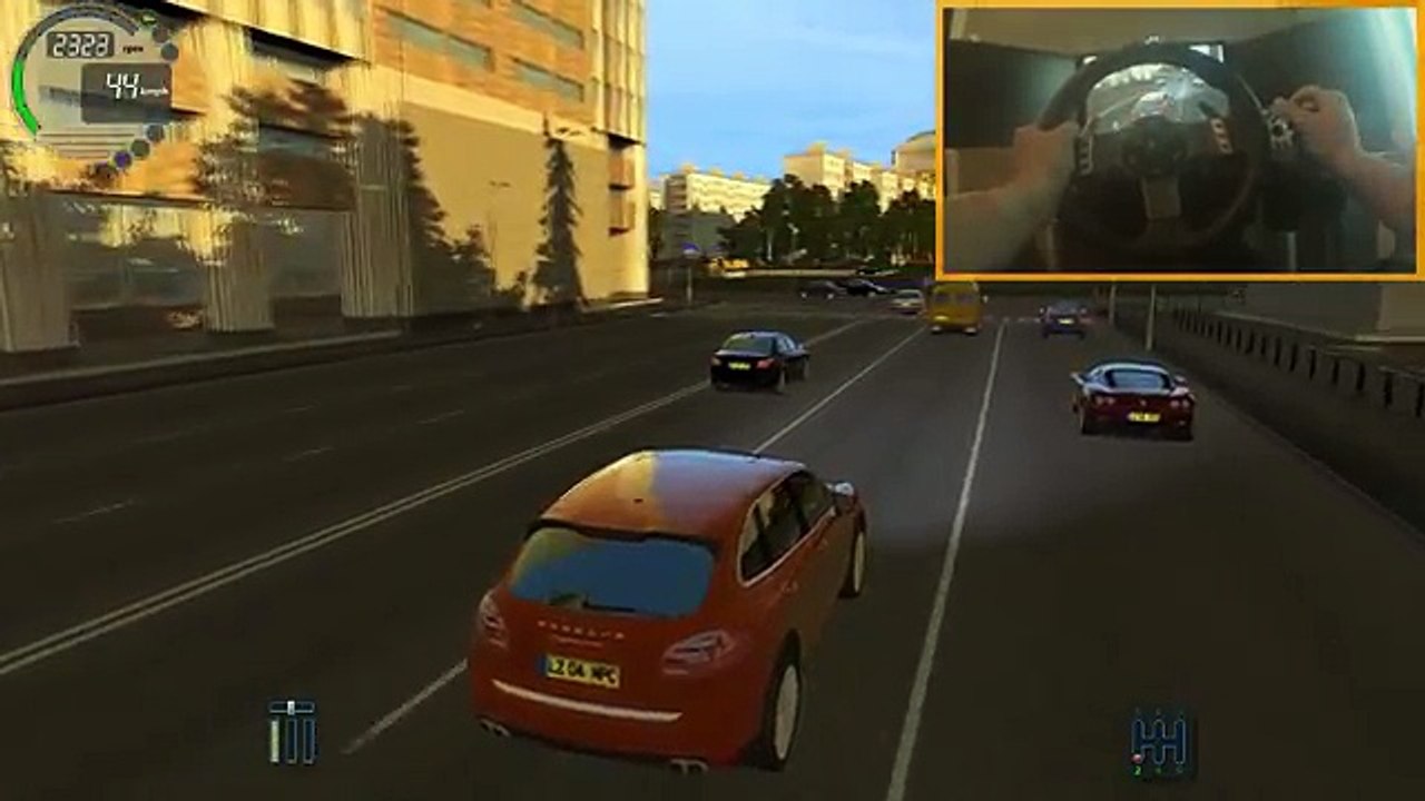 Porsche Cayenne Turbo 4.8 City Car Driving 1.4 + G27 + Trackir 5