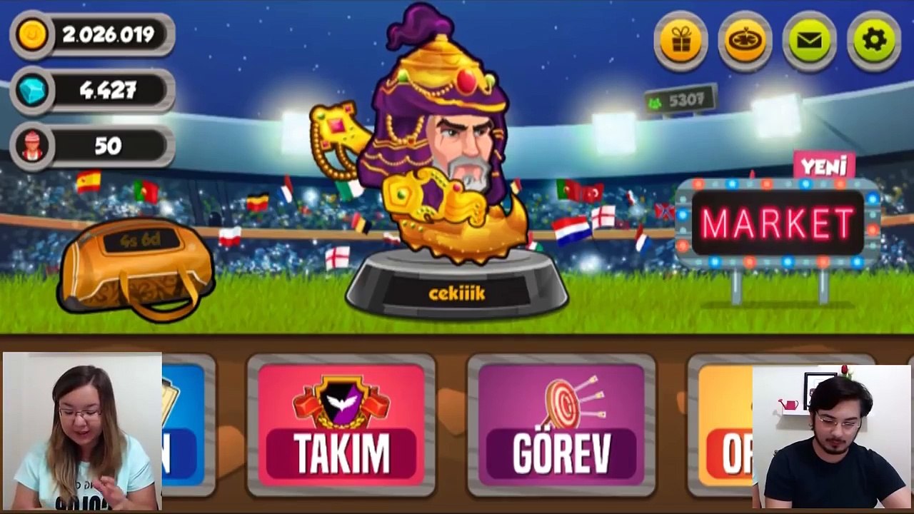 KANALDAN VİDEO SİLME CEZALI! ONLİNE KAFA TOPU (ÇİFT FACECAM)