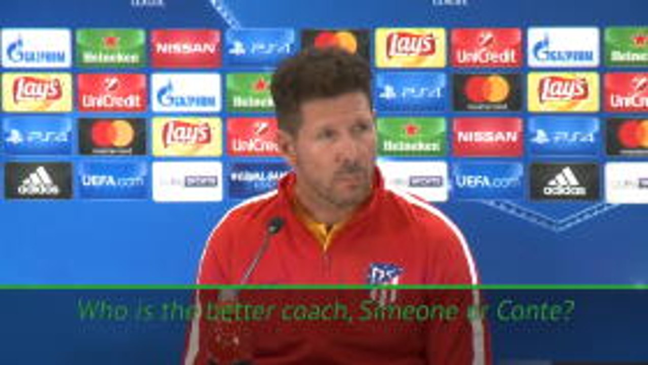 Simeone suggests Conte is the better coach