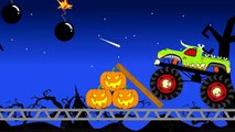 Monster Truck Halloween | Vehicles For Kids | Bajki Dla Dzieci - Monster Truck