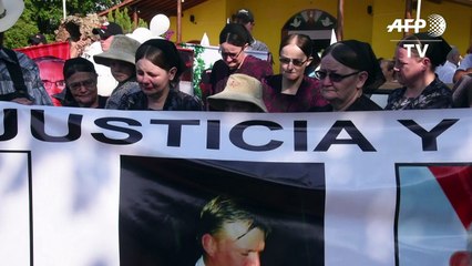 Menonitas también marchan contra los secuestros en Paraguay