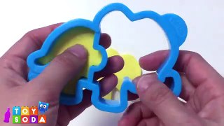DIY Play-Doh Learn Make Pokemon Ice Cream Animal Stamp Toy Soda