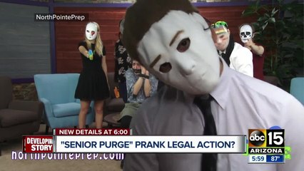"Senior purge" prank video could see legal action from parents