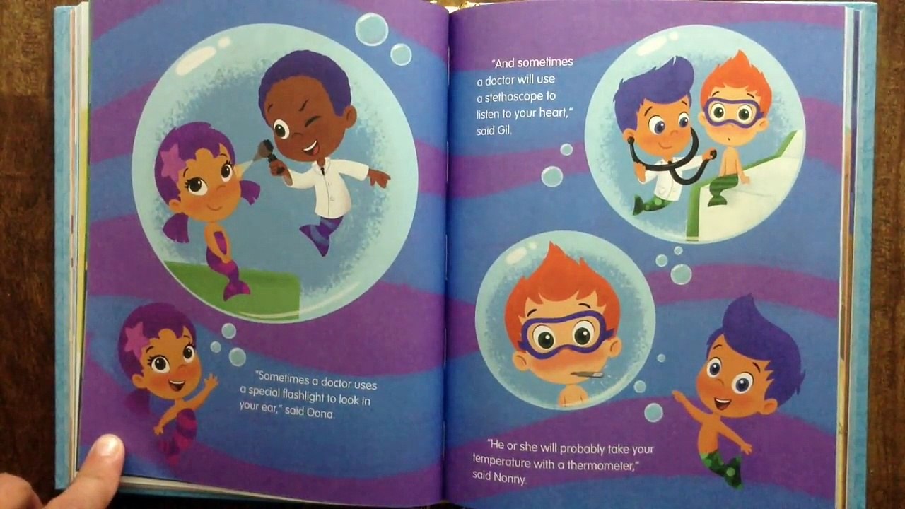Nickelodeon Bubble Guppies THE DOCTOR IS IN Read Along Aloud Story Audio Book for Children and Kids
