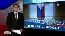 Proposed 2018 national budget, pasado na sa Kamara