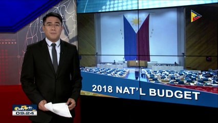 Proposed 2018 national budget, pasado na sa Kamara