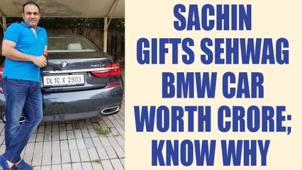 Virender Sehwag gets BMW car from Sachin Tendulkar | Oneindia News