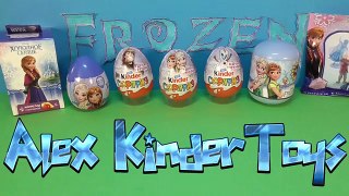 Холодное сердце MIX! FROZEN Disney Эльза и Анна Игрушки мультик Дисней Kinder Surprise Eggs unboxing