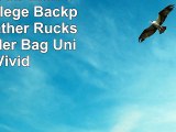 Koolertron 3D Lion Studded College Backpack PU Leather Rucksack Shoulder Bag Unisex Vivid