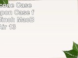 HQF Translucent Rubberized Silicone Case Cover Snapon Case for Apple 13inch MacBook Air