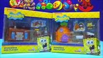 SpongeBob Squarepants Figure Two NEW Mini Playset Nickelodeon SpongeBob Toys Bob Esponja Juguetes