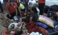 Belasan Ibu Hamil Mengungsi di Posko Lapangan Sutasoma