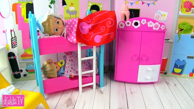 КОЛЯСКА ДЛЯ МАШИ Bad Baby Мама Барби Маша и Медведь Вредные детки Мультик Куклы Masha y el Оso