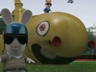 Les lapins crétins envahissent la Maison Blanche