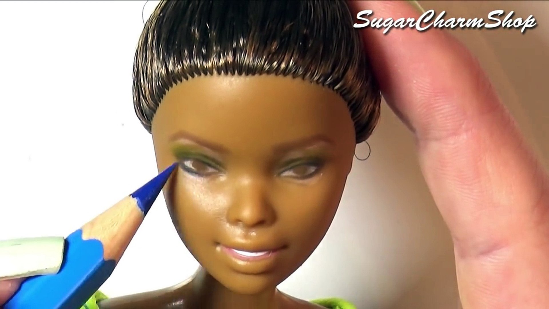 repainting barbie dolls