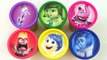 Learn Colors with Disney Pixars Inside Out: Joy, Disgust, Sadness, Fear, Anger Play Doh / TUYC
