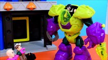 Imaginext Batman & Red Robin take on Power Armor Lex Luthor Two Face and Bane - Once Upon A Toy