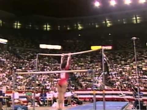 Christy Henrich Uneven Bars - 1989 U.S. Gymnastics Championships - Event Finals