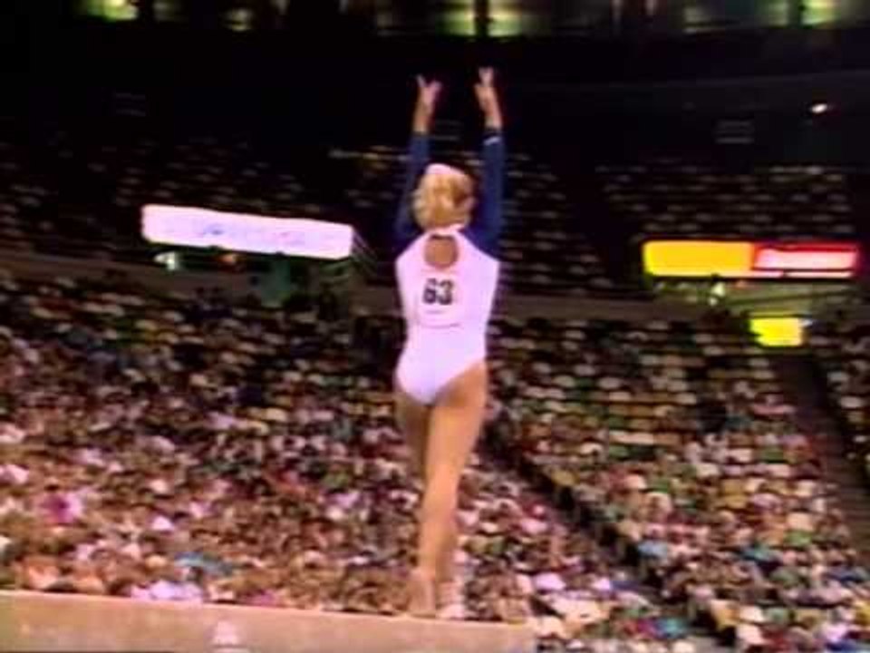 Brandy Johnson  Balance Beam - 1989 U.S. Gymnastics Championships - Event Finals
