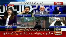 Exchange of harsh words between Naz Baloch & Fayyaz ul Hassan Chohan in Live Show