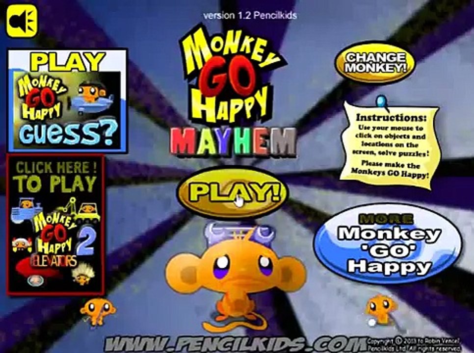 Monkey GO Happy Mayhem Walkthrough
