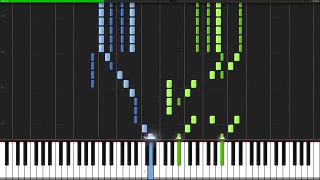 Symphony No. 5 1st Movement - Ludwig van Beethoven [Piano Tutorial] (Synthesia)