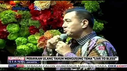 Perayaan Ulang Tahun Hary Tanoe Mengusung Tema "Live To Bless"
