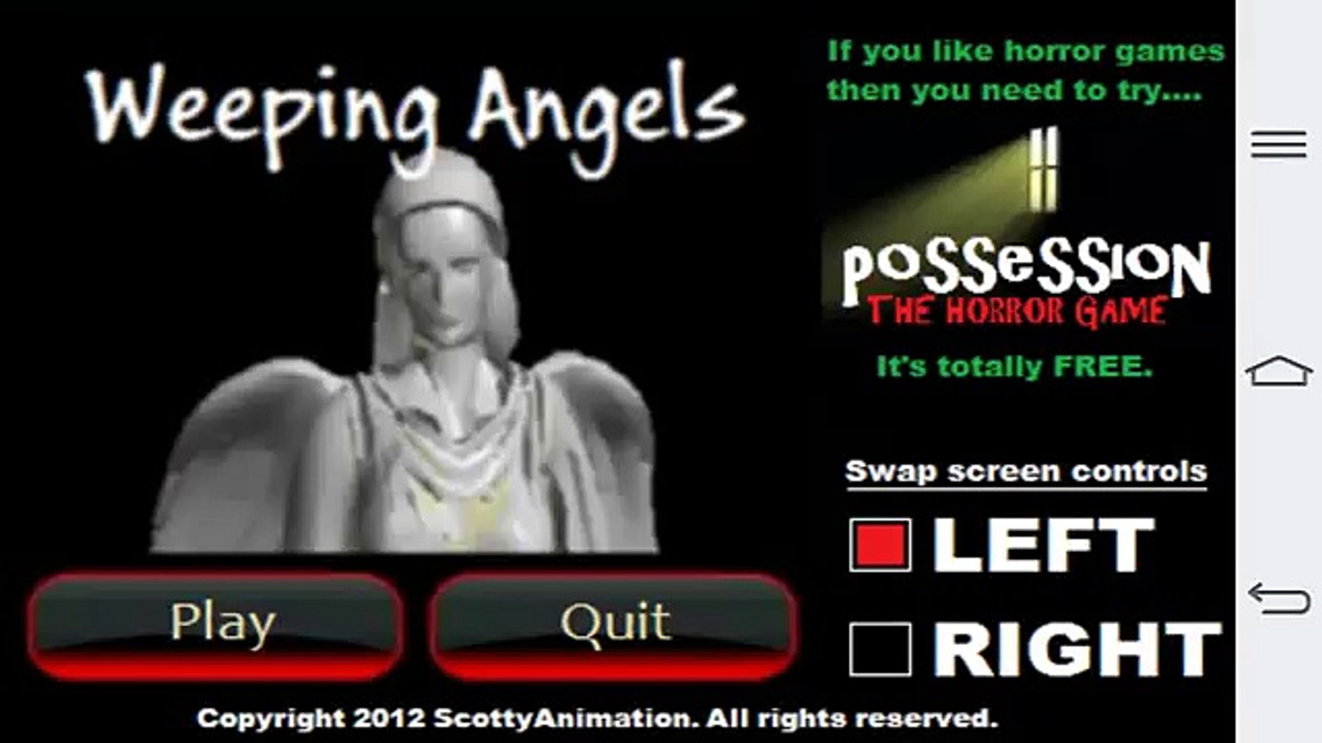 New Android Horror Game Weeping Angels - roblox eyes the horror game vr