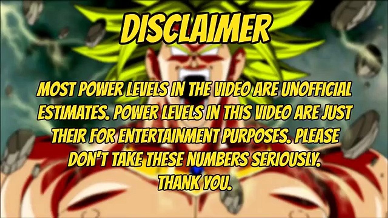 All Broly Forms And Transformations