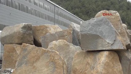 Samsun Bu Fabrikada Taşlar Sanat Eserine Dönüşüyor