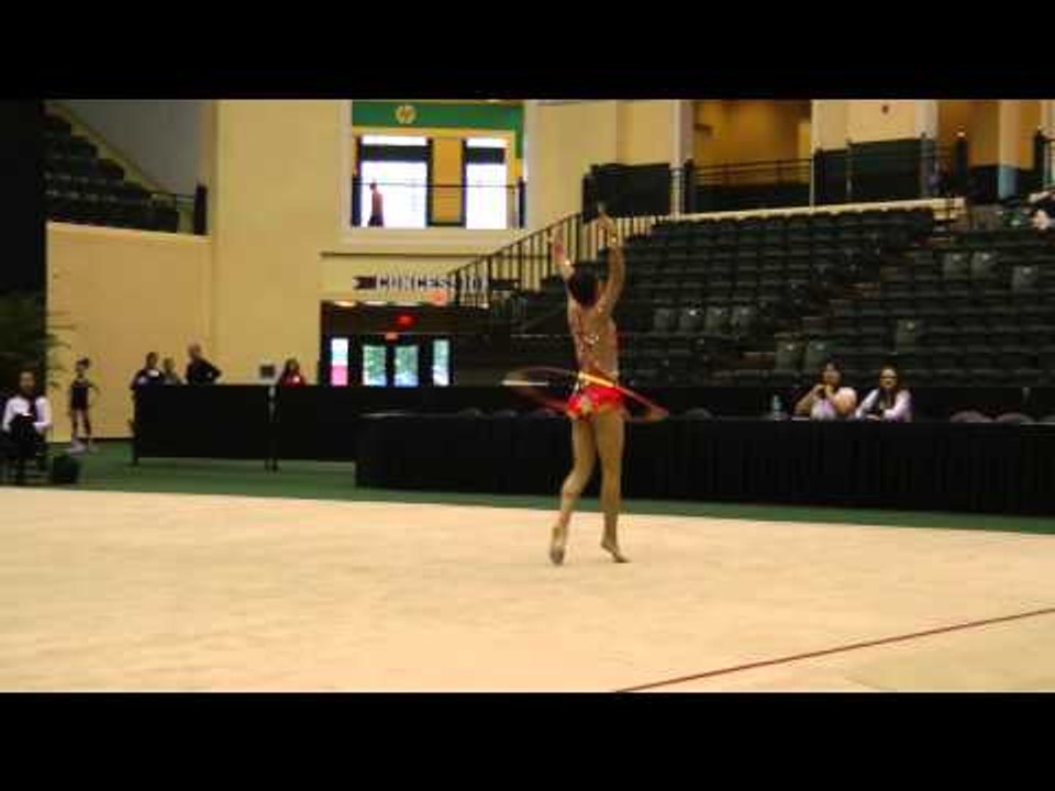 Laura Zeng - Hoop Finals - 2013 U.S. Rhythmic Championships