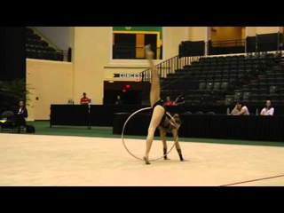 Jazzy Kerber - Hoop Finals - 2013 U.S. Rhythmic Championships