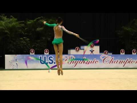 Evita Griskenas - Ribbon Finals - 2013 U.S. Rhythmic Championships