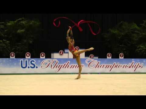 Laura Zeng - Ribbon Finals - 2013 U.S. Rhythmic Championships