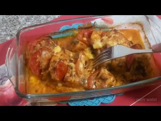 مطبخ ام وليد صدر الدجاج في الفرن