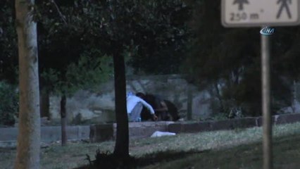 İstanbul'un Göbeğinde Uyuşturucu Kullanma Anları Kamerada