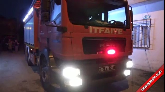 Bursa'da sızan doğalgaz patlamaya neden oldu