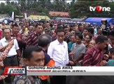 Presiden Joko Widodo Kunjungi Pengungsi Gunung Agung