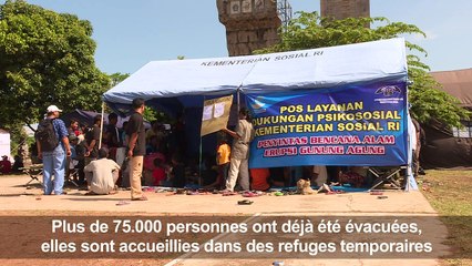 Un volcan de Bali gronde, plus de 75.000 personnes évacuées