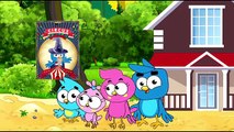 Birds Family Did Not go to the Toilet Full Episodes Cartoon Animation Nursery Rhymes