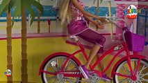 Barbie Bisiklet Biniyor - Bisikletli Barbie Barbie Chelsealar ve Barbie Ken Ryan