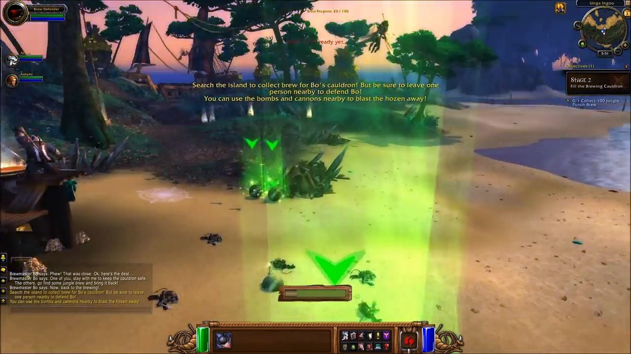 World of Warcraft Mists of Pandaria Unga Ingoo Lvl 90 Scenario ...