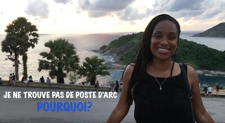 Je ne trouve pas de poste d'ARC, pourquoi?