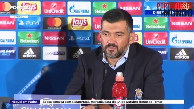 Sérgio Conceição Conf de Imprensa - Mónaco 0 x 3 FC Porto - UEFA Champions League 17-2018