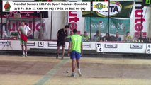 Huitièmes de finale du combiné, Mondial Seniors, Casablanca 2017
