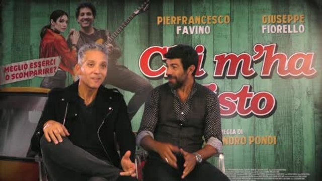 Chi m'ha visto, Pierfrancesco Favino e Giuseppe Fiorello ci raccontano il film: Finalmente insieme