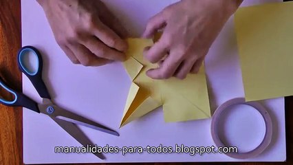 Estrella de navidad 3D - Manualidades para todos