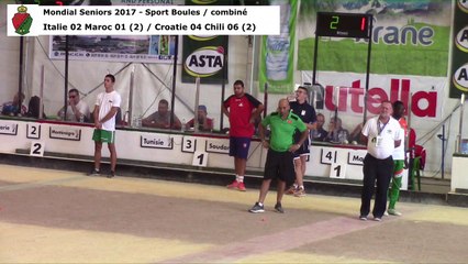 Seconde phase du combiné, Mondial Seniors, Casablanca 2017