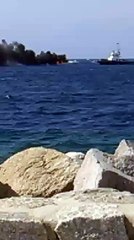 Φωτιά σε γιοτ στο παλιό λιμάνι της Μυκόνου